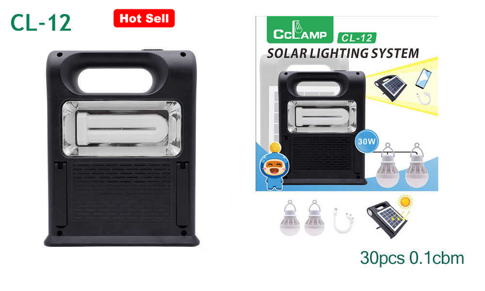 CCLAMP solar lighting system model number CL-12 / CL12
