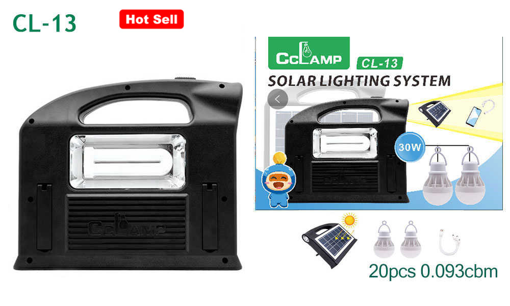 CCLAMP solar lighting system model number CL-03 / CL03