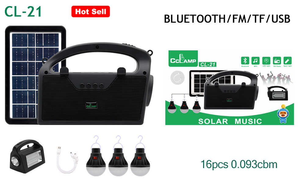 CCLAMP solar lighting system model number CL-21 / CL21